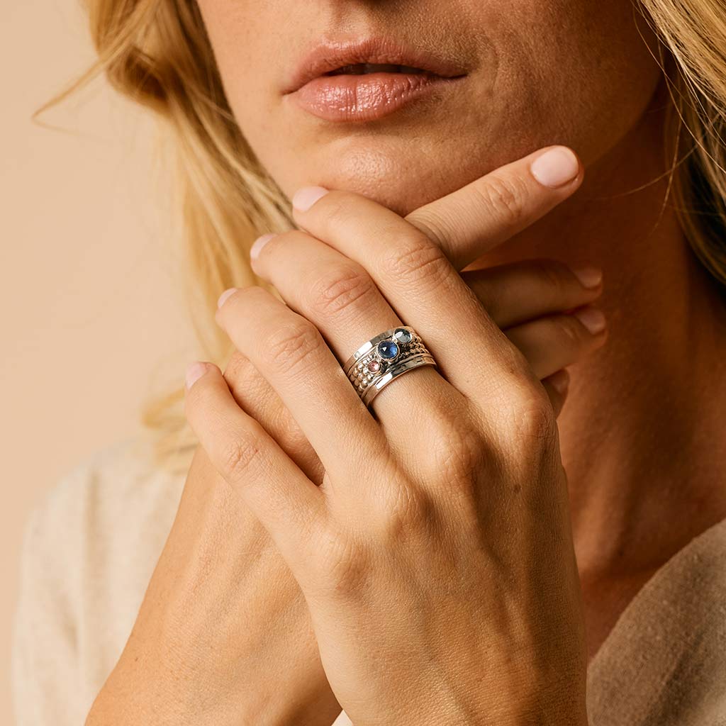 Gemstone Spinning Ring