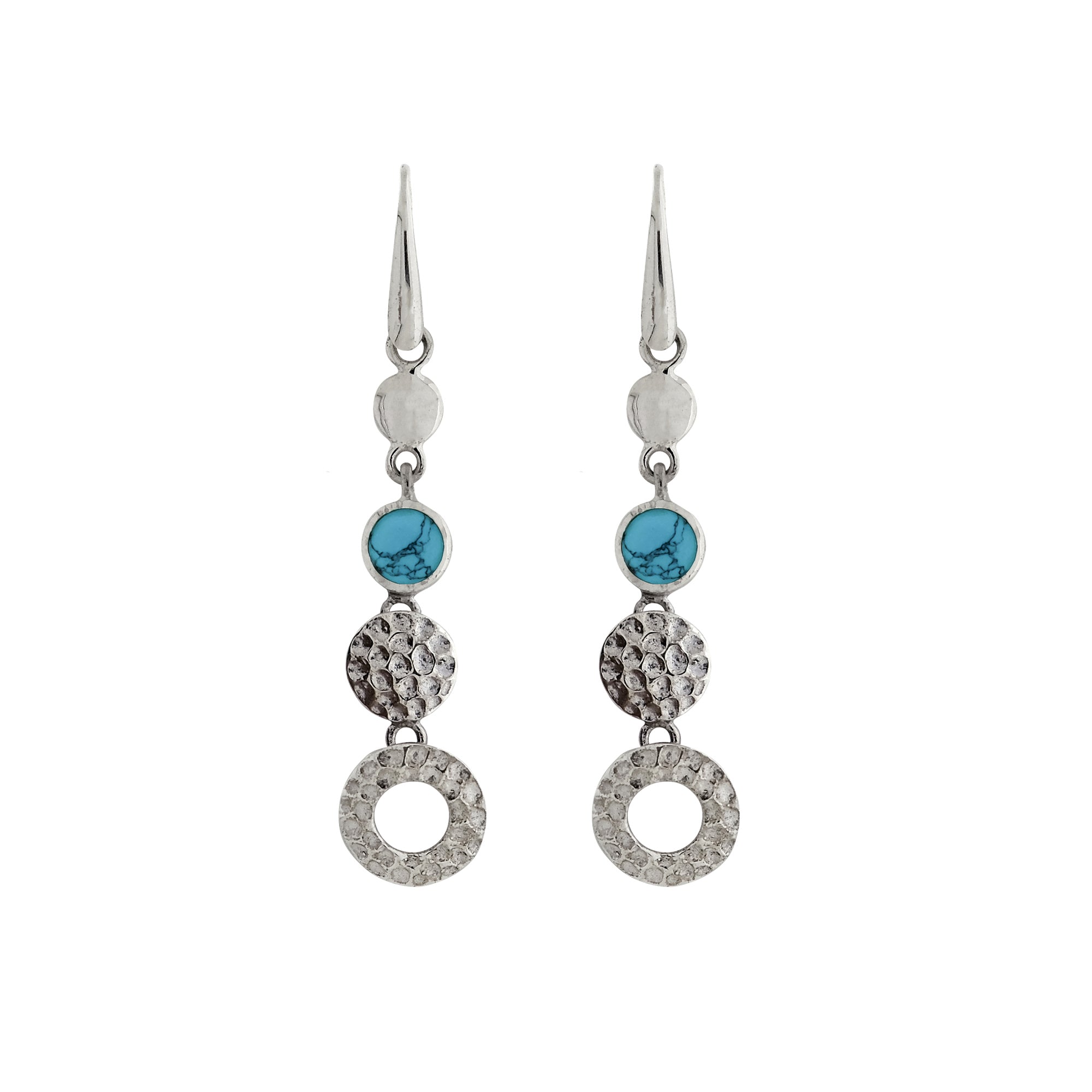 Turquoise deals earrings paparazzi