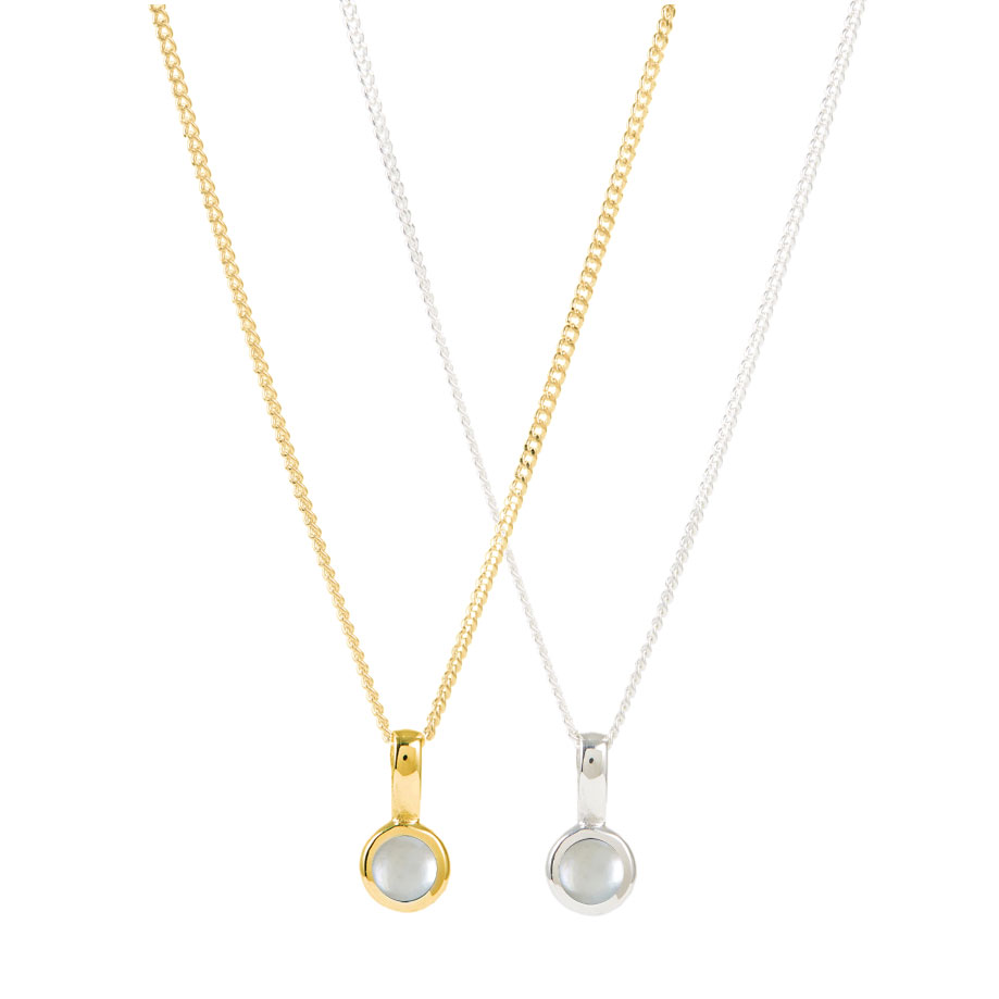 Pearl June Birthstone Necklaces