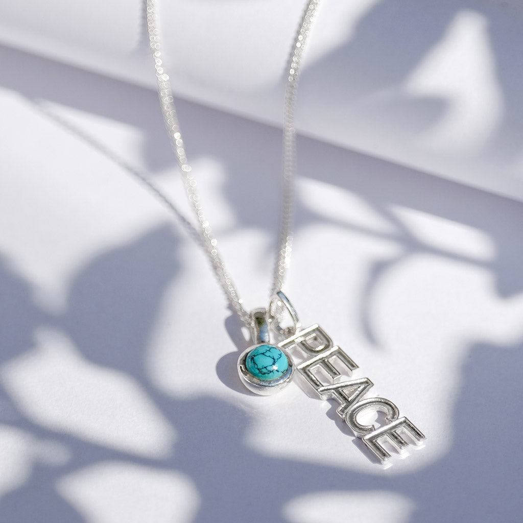 Silver Peace Necklace