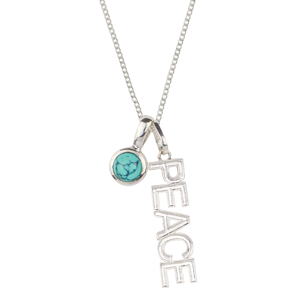 Silver Peace Necklace