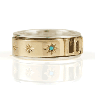 LOVE ROCKS SPINNING RING