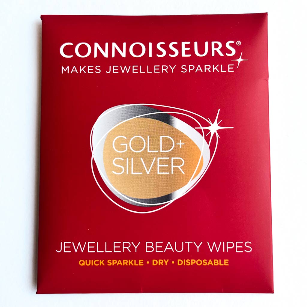 Connoisseurs jewellery dry beauty wipe for gold and silver