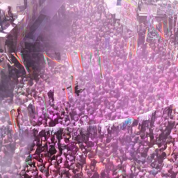 Holi - Colourful Inspiration for our Sari Silk Collections