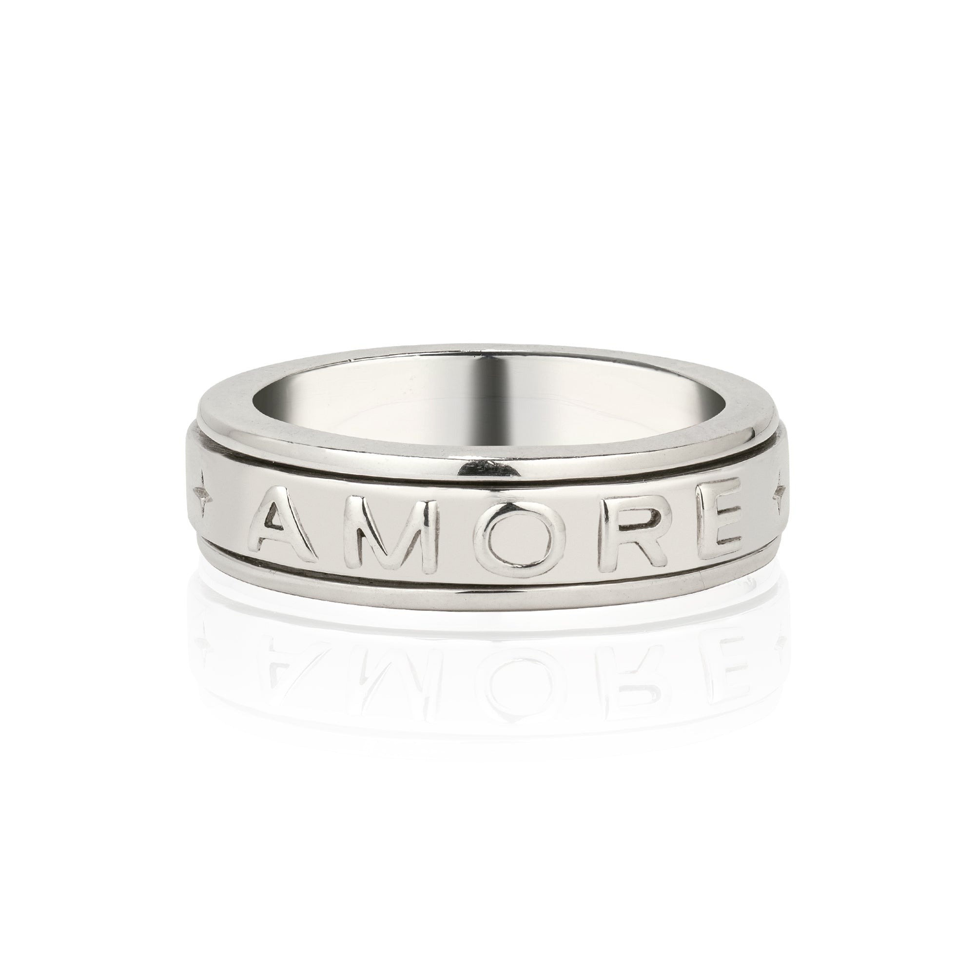 Amore Silver Spinning Ring