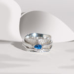 Kyanite Sterling Silver Spinning Ring