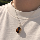 Scenic Denderite Gemstone Necklace