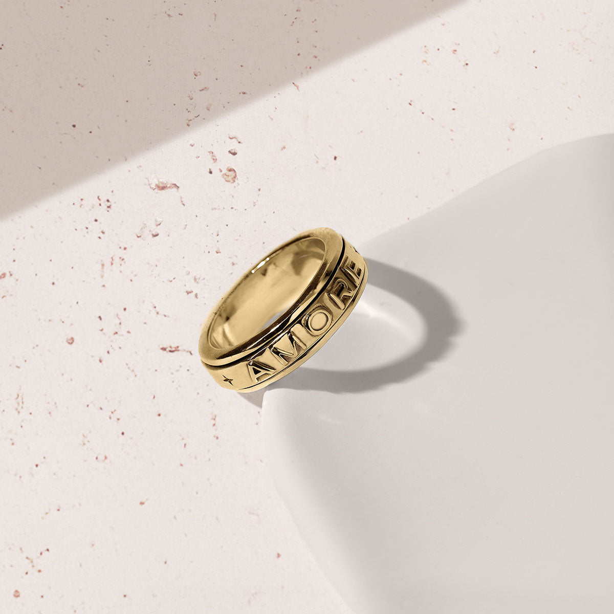 Amore Gold Spin Ring