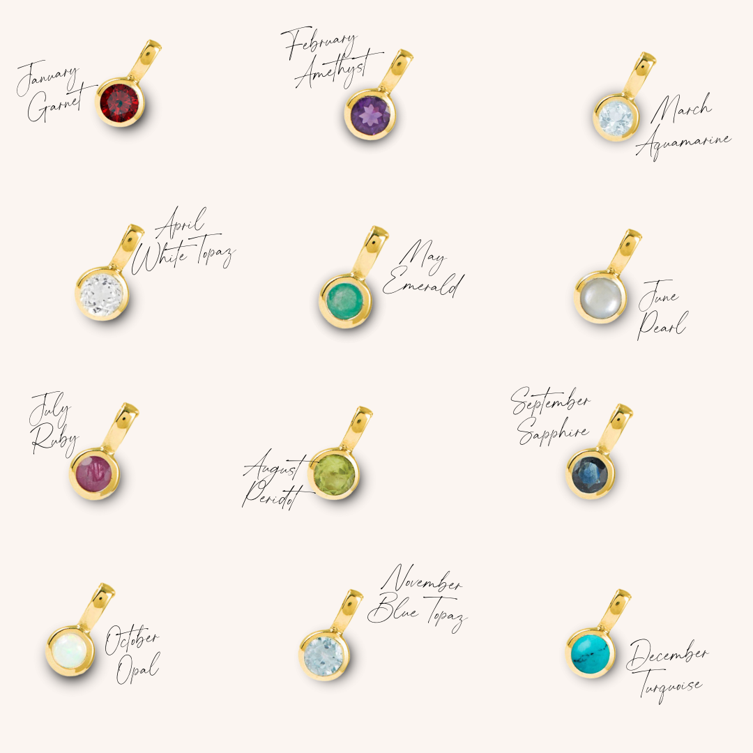 Birthstone Pendants