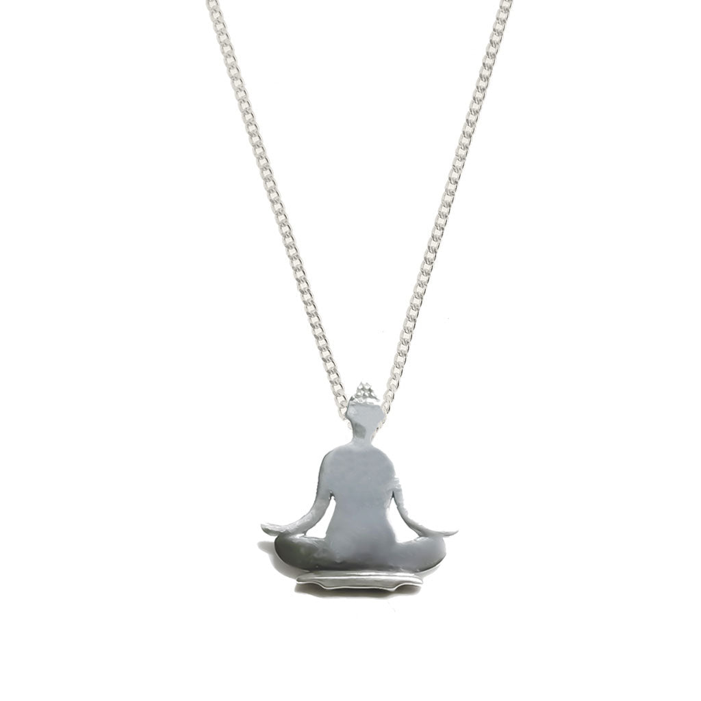 Silver Buddha Pendant