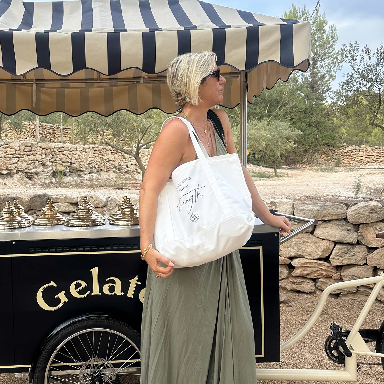 Large Cotton Tote Bag, Cream Tote Bag, Quote Tote Bag, Charlotte's Web Logo Tote Bag, Cotton Tote Bag