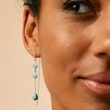Drop In The Ocean Threader Earrings