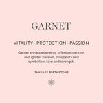 Garnet Gift Card Back