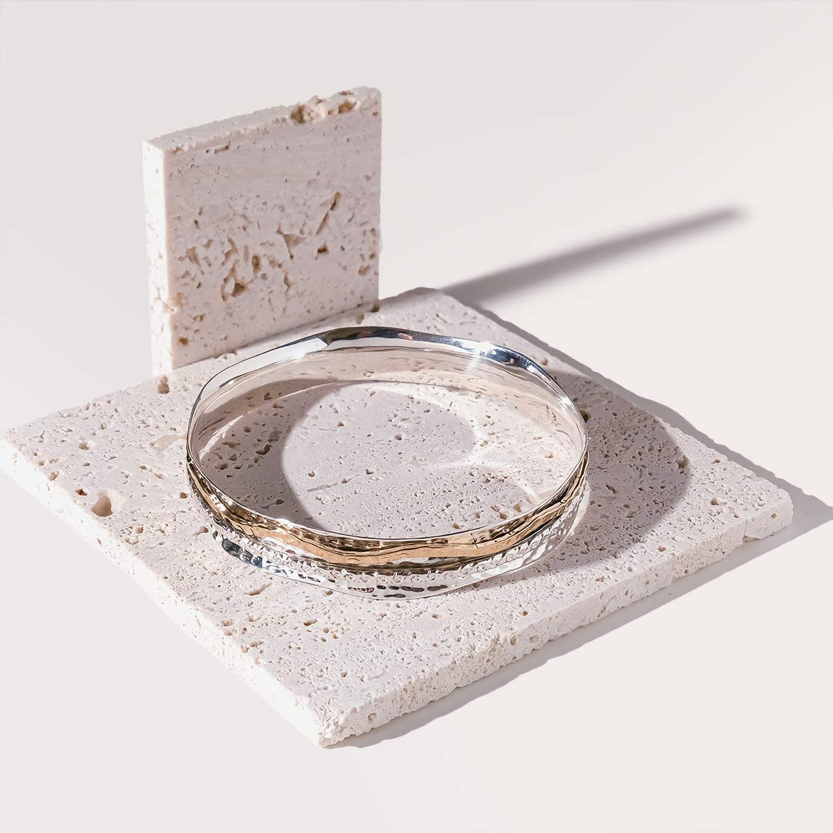 Aura Magic Silver Spinning Bangle