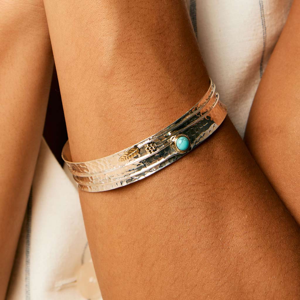 Secret Garden Bangle - Turquoise