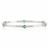 Holi Jewel Emerald Bangle