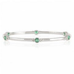 Holi Jewel Emerald Bangle