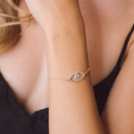 Silver Eye of Intuition Bracelet
