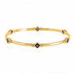 Divinity Princess Gold Iolite Stacking Bangle