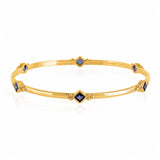 Divinity Princess Gold Iolite Stacking Bangle