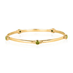 Bespoke Birthstone Gold Bangle