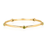 Bespoke Birthstone Gold Bangle