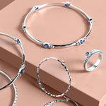 Holi Jewel Tanzanite Bangle