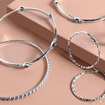 Maharani Silver Stacking Bangle