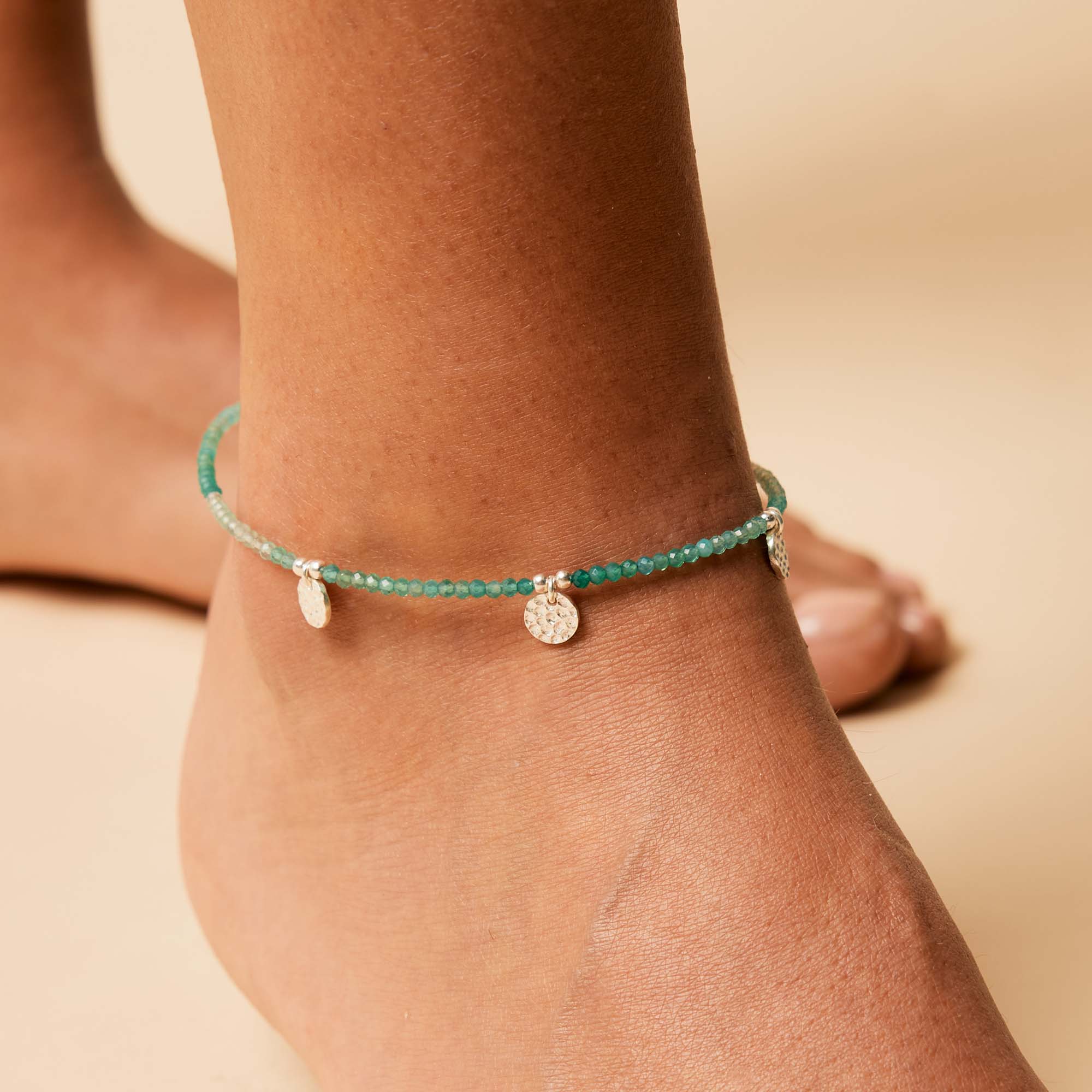 Be In Nature Silver Anklet