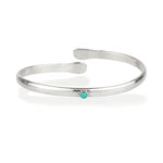 Sterling silver bracelet with turquoise stone