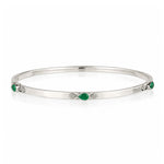 Amara Bliss Green Onyx Stacking Bangle