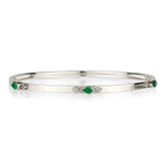 Amara Bliss Green Onyx Stacking Bangle