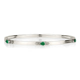 Amara Bliss Green Onyx Stacking Bangle