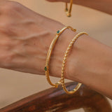 Gold stacking bangles, Gold bangles, Gold and green gemstones bangle, Gold and chrome diopside stacking bangles