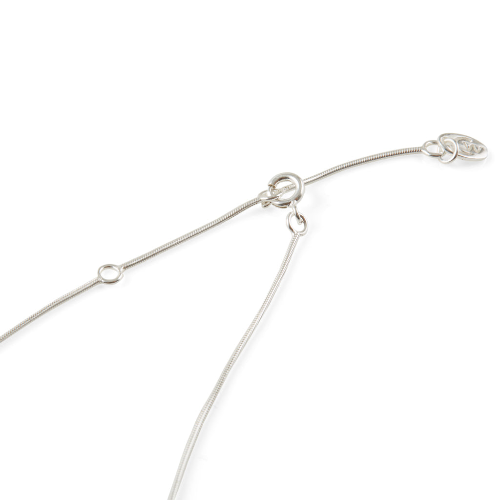 16-18" inch adjustable silver snake chain 