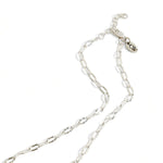 Sterling Silver Diamond Cut Paperclip Chain, Paperclip Chain, Diamond Cut Chain, Silver Diamond Cut Layering Chain, Adjustable Silver Paperclip Chain, Silver Princess Link Chain