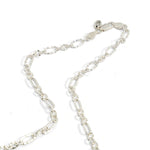 Sterling Silver Diamond Cut Cable Chain, Diamond Cut Cable Chain, Silver Layering Cable Chain