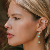 Drop In The Ocean Threader Earrings
