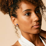 MAYA STUDS LAPIS LAZULI