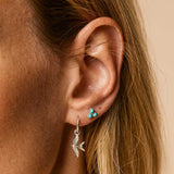 Threeni Stud Earrings - Turquoise