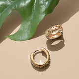 Rania Huggie Hoops - Gold