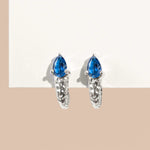 Kyanite Huggie Studs