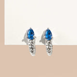 Kyanite Huggie Studs