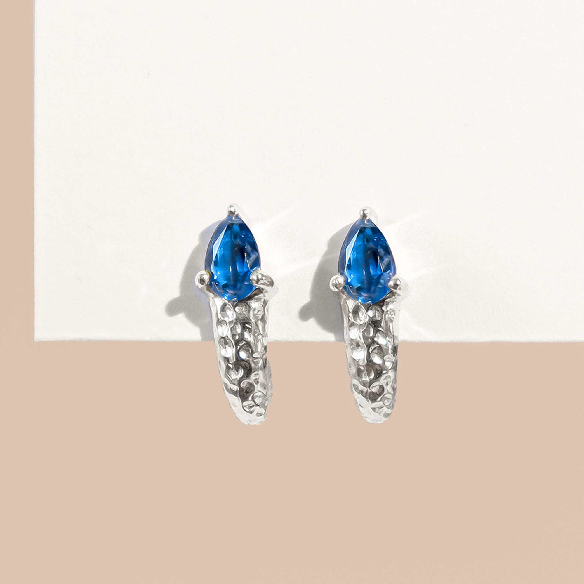 Kyanite Huggie Studs