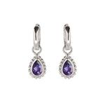 Amethyst February Birthstone Earrings