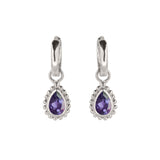 Amethyst February Birthstone Earrings