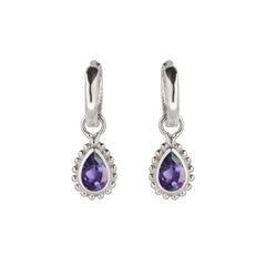 Amethyst February Birthstone Earrings