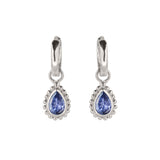 December Birthstone Tanzanite Silver Earrings