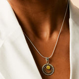 Citrine Pendant Necklace