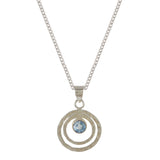 Personalised Infinity Universe Birthstone Necklace